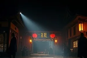 《长夜放映厅》封面：夜班放映室里亮着的一束光